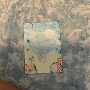 Hand-Painted Abstract Art Card
